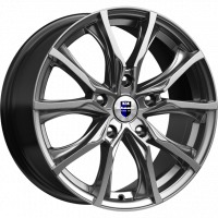 K&K Твист 7.5x17 5*105 ET38 DIA56.6 Дарк платинум Литой
