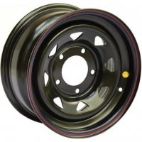 Off Road Wheels Niva 6.5x16 5*139.7 ET35 DIA98 Black Штампованный