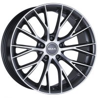 MAK Munchen 9.5x20 5*112 ET35 DIA76.1 Gunmetal Mirror Face Литой