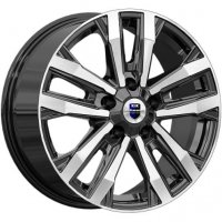 K&K Мичиган 8x18 5*130 ET53 DIA71.6 Алмаз черный Литой