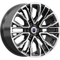 K&K Кортес 8.5x19 6*139.7 ET30 DIA106.1 Алмаз черный Литой