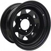 Off Road Wheels УАЗ 8x16 5*139.7 ET15 DIA110.1 Black Штампованный