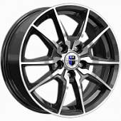 K&K Адамар 6.5x16 5*112 ET50 DIA57.1 Алмаз черный Литой