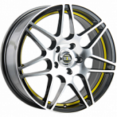 Alcasta M28 6.5x16 5*100 ET35 DIA57.1 BKFYSI Литой