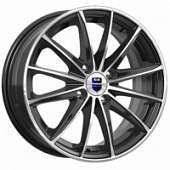 K&K Пойнт Бланк 6x15 4*100 ET45 DIA67.1 Алмаз черный Литой
