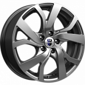 K&K Палермо 6.5x16 5*105 ET39 DIA56.6 Дарк платинум Литой