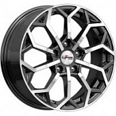 iFree Спейс-Нидл 6.5x16 5*100 ET38 DIA67.1 Блэк Джек Литой