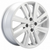 Khomen KHW 1609 6x16 4*100 ET50 DIA60.1 F-Silver Литой