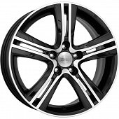 K&K Борелли 6.5x16 5*114.3 ET45 DIA60.1 Алмаз черный Литой
