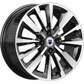 K&K Эрман 6.5x16 4*100 ET37 DIA60.1 Алмаз черный Литой