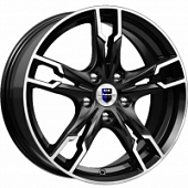 K&K Солар 7x17 5*105 ET40 DIA56.6 Алмаз черный Литой