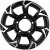 Khomen KHW 1505 5.5x15 5*139.7 ET5 DIA98.5 Black-FP Литой Khomen KHW 1505 5.5x15 5*139.7 ET5 DIA98.5 Black-FP Литой