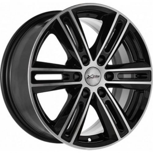 X'trike X-124 7.5x17 6*139.7 ET36 DIA100.1 BKFP Литой