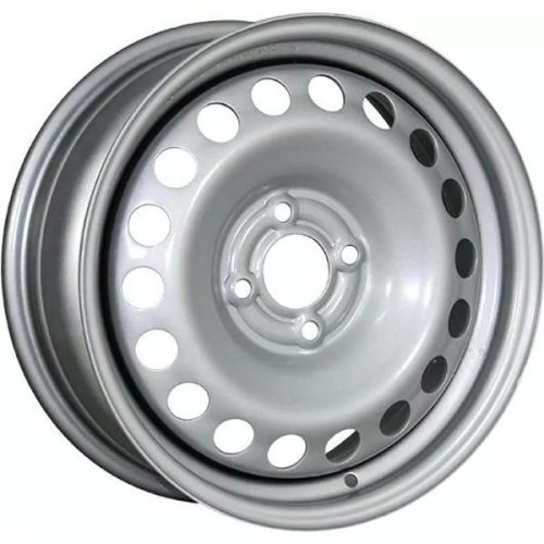 Trebl 64G48L 6x15 5*139.7 ET48 DIA98.6 Silver Штампованный