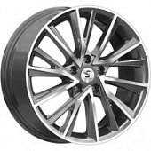Скад КР010 7.5x18 5*114.3 ET40 DIA66.1 Diamond gloss graphite Литой