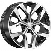 Скад Ламберт 7.5x18 5*108 ET33 DIA67.1 Алмаз графит Литой