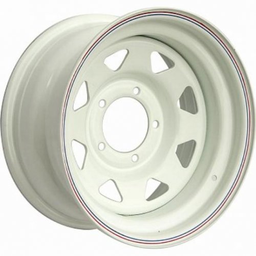 Off Road Wheels УАЗ 8x16 5*139.7 ET-25 DIA110.1 White Штампованный
