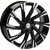 Khomen KHW 1901 7.5x19 5*108 ET36 DIA65.1 Black-FP Литой