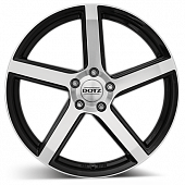 Dotz CP5 dark 7x17 5*108 ET45 DIA70.1 BFP Литой