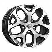 K&K КС869 6.5x16 4*100 ET50 DIA60.1 Алмаз черный Литой