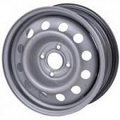 ТЗСК Chevrolet Niva 6x15 5*139.7 ET40 DIA98.5 Silver Штампованный