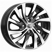 K&K КС882 6x15 4*100 ET40 DIA60.1 Алмаз черный Литой