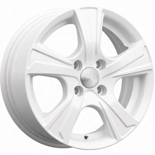 Скад Крит 5.5x14 4*100 ET39 DIA56.6 Белый Литой