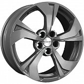 Khomen KHW 1724 7x17 5*114.3 ET50 DIA67.1 Gray Литой