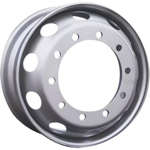 Asterro 2237 9x22.5 10*335 ET161 DIA281 Silver Штампованный