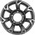 Khomen KHW 1505 5.5x15 5*139.7 ET5 DIA98.5 Gray-FP Литой