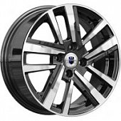 K&K Хант 6x15 4*100 ET40 DIA60.1 Алмаз черный Литой