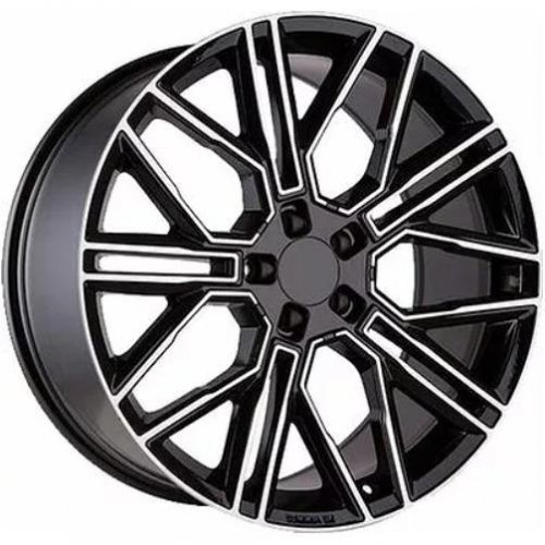 Khomen KHW 2101 9.5x21 5*112 ET37 DIA66.6 Black-FP Литой