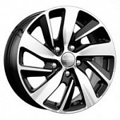 K&K КС741 6.5x16 5*114.3 ET46 DIA67.1 Алмаз черный Литой