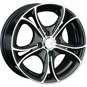 LS 393 7.5x17 5*112 ET45 DIA57.1 BKF Литой