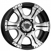 K&K Байконур 7x15 6*139.7 ET-5 DIA107.6 Алмаз матовый Литой