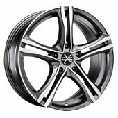 OZ X5B 8x18 5*120 ET45 DIA79 Matt Graphite Diamond Cut Литой