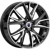 K&K Кайлас 6.5x18 5*108 ET50 DIA63.3 Алмаз черный Литой
