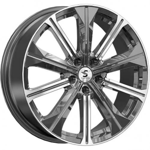 Скад KP013 7x19 5*114.3 ET45 DIA67.1 Diamond gloss graphite Литой