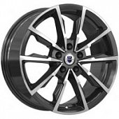 K&K Меренге 7.5x17 5*114.3 ET35 DIA66.1 Алмаз черный Литой