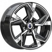 K&K Кайан 7.5x18 5*114.3 ET45 DIA67.1 Алмаз черный Литой