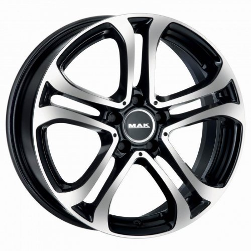 MAK Stuttgart 7.5x17 5*112 ET45 DIA66.6 Black mirror Литой