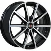 Alcasta M61 6.5x16 5*114.3 ET38 DIA67.1 BKF Литой
