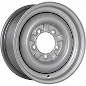 Kronprinz УАЗ-450 6x15 5*139.7 ET22 DIA108.6 Silver Штампованный