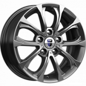 K&K Urals 6.5x15 5*108 ET50 DIA63.3 Дарк платинум Литой