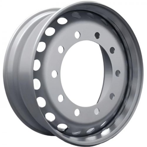 Accuride M22 9x22.5 10*335 ET175 DIA281 Silver Штампованный