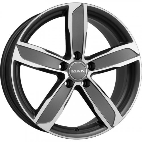 MAK Stadt 8x18 5*112 ET50 DIA57.1 Gunmetal Mirror Face Литой