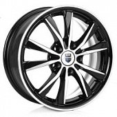 K&K Спайдер 6.5x16 5*108 ET50 DIA63.3 Алмаз черный Литой
