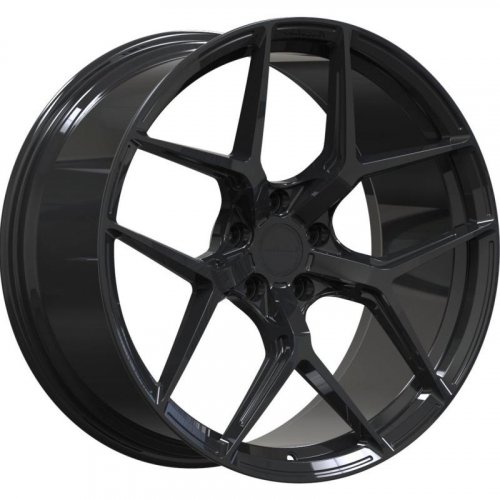 Brixton PF7 11x22 5*112 ET35 DIA66.6 Gloss Black Brushed Кованый