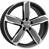 MAK Stadt 8x18 5*112 ET28 DIA66.6 Gunmetal Mirror Face Литой