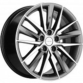 Khomen KHW 1807 8x18 5*108 ET46 DIA63.3 Gray-FP Литой